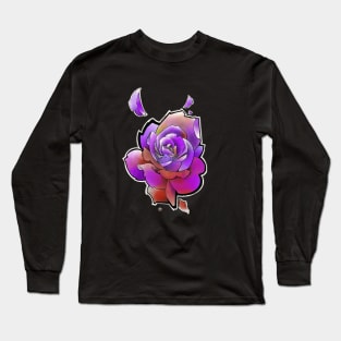 big rose Long Sleeve T-Shirt